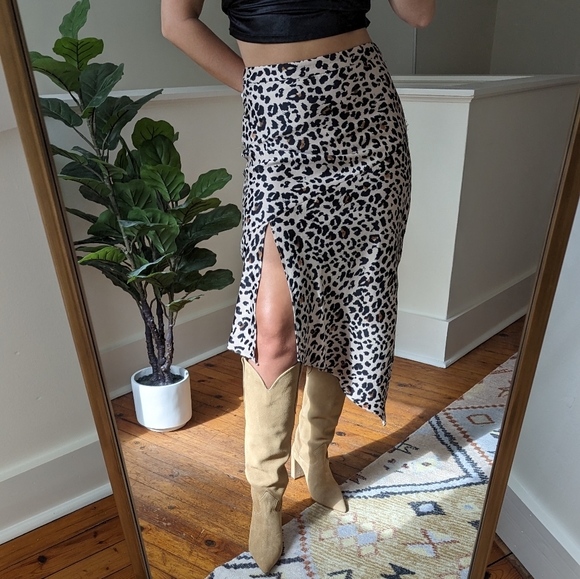 Animal print midi skirt - Picture 1 of 1